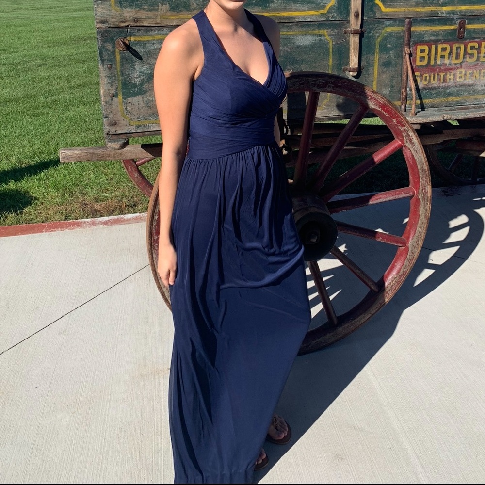 Marine Blue Bridesmaids Dress David’s Bridal